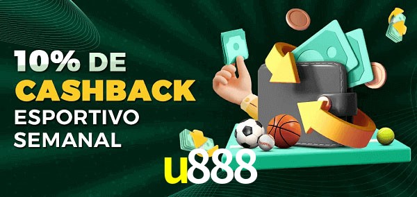10% de bônus de cashback na u888